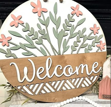 Welcome Aztec Floral