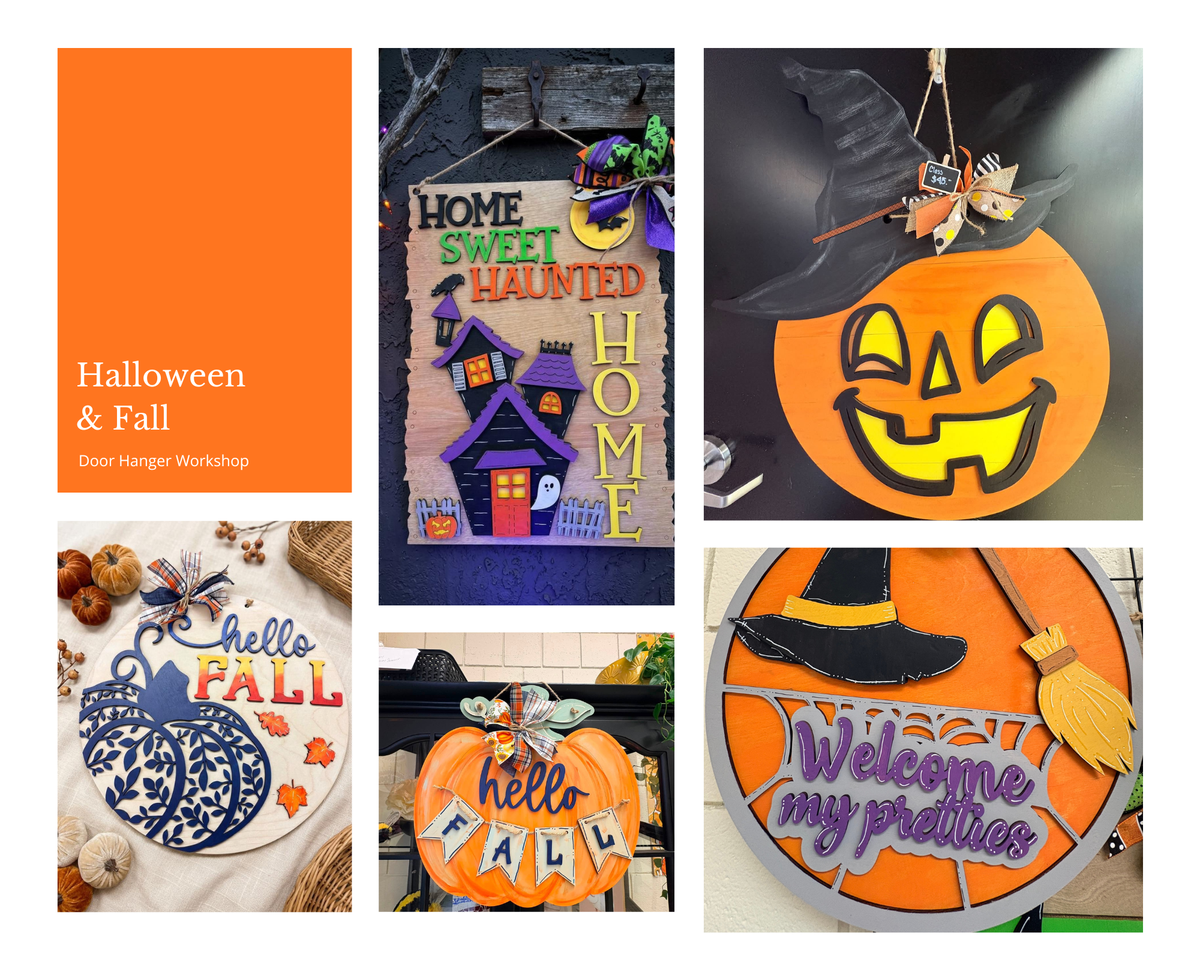 Halloween or Fall Door Hanger Workshop 10/8/2026
