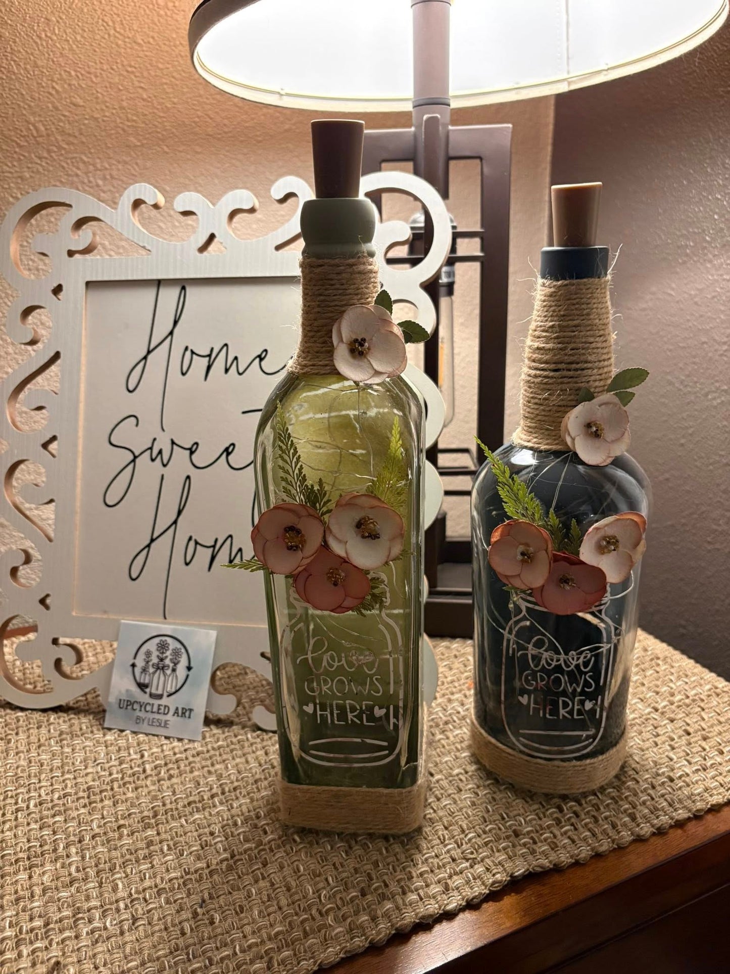 BYOB -(Build Your Own Bottle) with Upcycled Art by Leslie